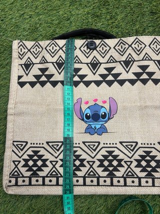 Bolsa de tela Stitch con estampado tribal
