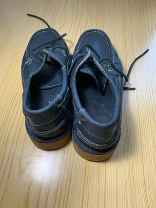 Zapatos náuticos clásicos azul marino