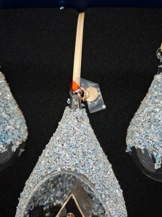 Set 3 Palline Natale Swarovski 5596791 ZYQ