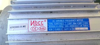 Motor Nbcc AC Variable Frequency 2.0HP 220V