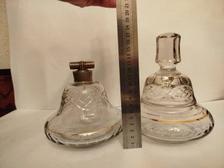 Antiguo juego tocador cristal tallado