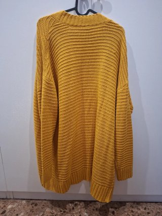 Chaqueta de punto H&M amarilla Talla M