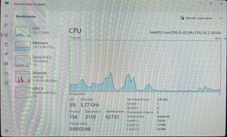 Mini PC Intel NUC i5 8259U 8GB RAM 250GB NVME