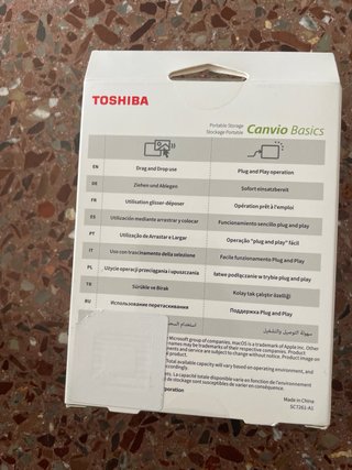 Disco Duro Externo Toshiba 2TB