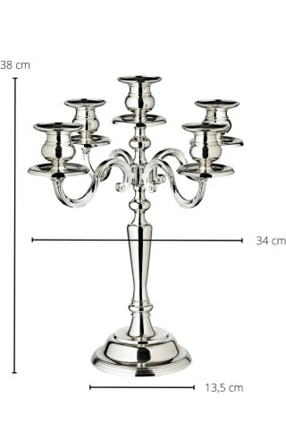 Candelabro EDZARD Regina 5 brazos Mad in Germany