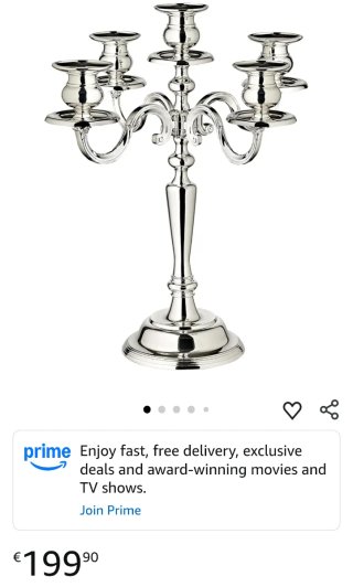 Candelabro EDZARD Regina 5 brazos Mad in Germany