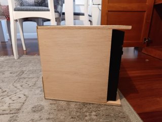 Centro Musical Sharp Vintage (Con caja de madera)