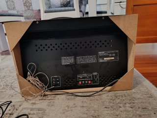 Centro Musical Sharp Vintage (Con caja de madera)
