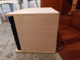 Centro Musical Sharp Vintage (Con caja de madera)