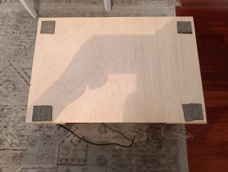Centro Musical Sharp Vintage (Con caja de madera)
