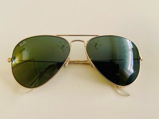 Gafas Ray-Ban Aviador Dorado y Verde