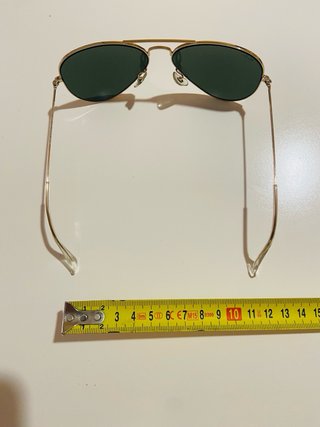Gafas Ray-Ban Aviador Dorado y Verde