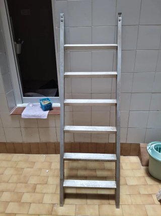 Escalera de aluminio 6 peldaños