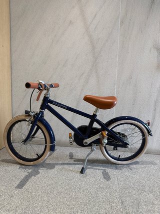 Bici infantil Banwood azul y marrón