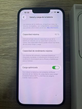 iPhone 13 Negro bateria al 82%