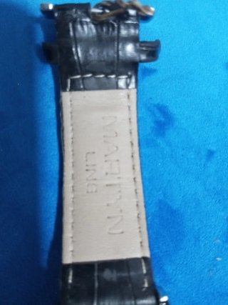 Reloj Martyn Line Esqueleto Negro/Plata