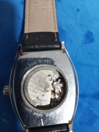 Reloj Martyn Line Esqueleto Negro/Plata