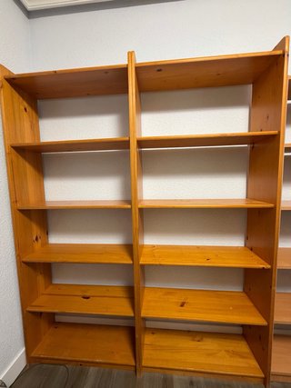 Estanterías de madera de pino (1 o 2)