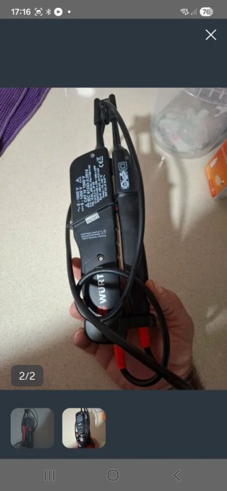 Taladro Atornillador Wurth Batería y tester