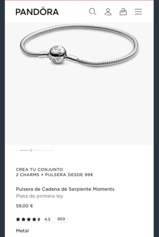 Pulsera Pandora Corazón con Alas
