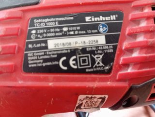 Taladro einhell 1010w pro