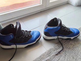 Zapatillas Jordan Talla 43 Negras y Azules