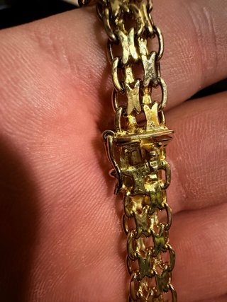 Cadena 45cm Chapada Oro 18k