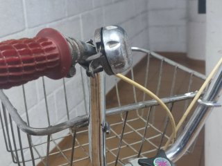 Oferta! Bicicleta Plegable Roja con Cesta
