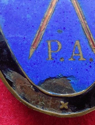 Placa Escuadrón Caballería Policía Armada Antigua