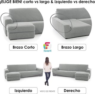 FAVERTI® Funda Super Elástica Chaise Longue NOVELE