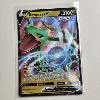 Carta Pokémon Rayquaza V 100/159