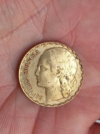 1 Peseta 1937 Moneda Antigua