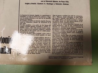Vinilo Antonio Aguilar Corridos de Caballos Famoso