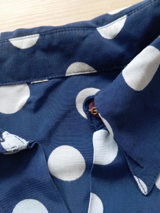 Conjunto Verano Mujer Blusa Lunares y Pantalón Bla