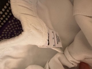 Pantalón Nike Tech Fleece Blanco Talla XL