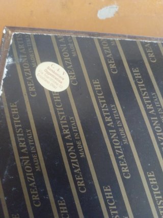 Quadro decorativo con cornice in legno