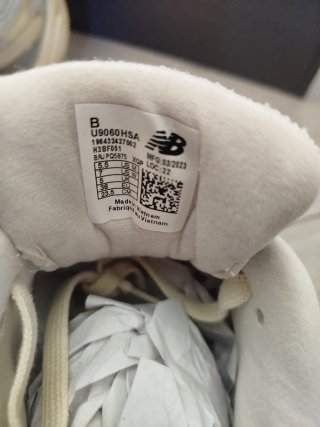 Zapatillas New Balance Beige/Gris