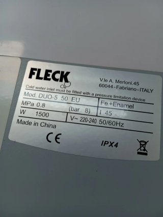 Termo eléctrico FLECK Duo5 50L