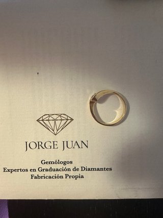 Anillo de Oro con Diamante Certificado, Jorge Juan