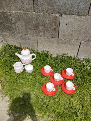 Set da tè per bambini in ceramica