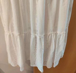 Vestido blanco ibicenco calado - Estilo Boho