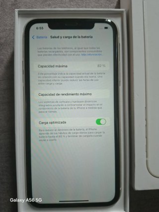 iPhone 11 Blanco 128GB - Batería 82%