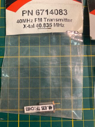 2 Quarzi Hitec FM Transmitter/Receiver 40MHz
