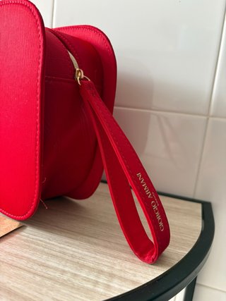 Borsa da toilette Giorgio Armani Rosso