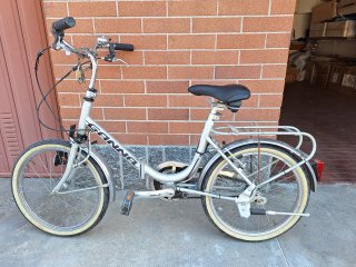 Bicicletta Graziella Pieghevole Argento
