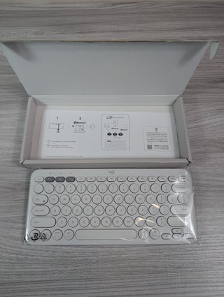 Tastiere Bluetooth Logitech K380s Grigio/Bianco