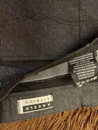 Pantalón Angelo Litrico Gris Talla 48 Nuevo