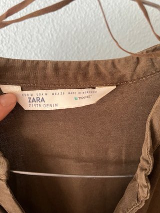 Vestido camisero verde