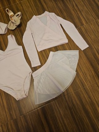 Conjunto ballet niña rosa talla 6/7