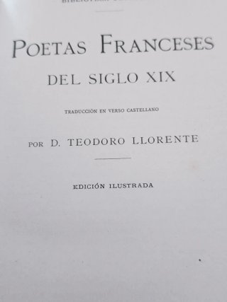 Poetas franceses ilustres del siglo XIX.
